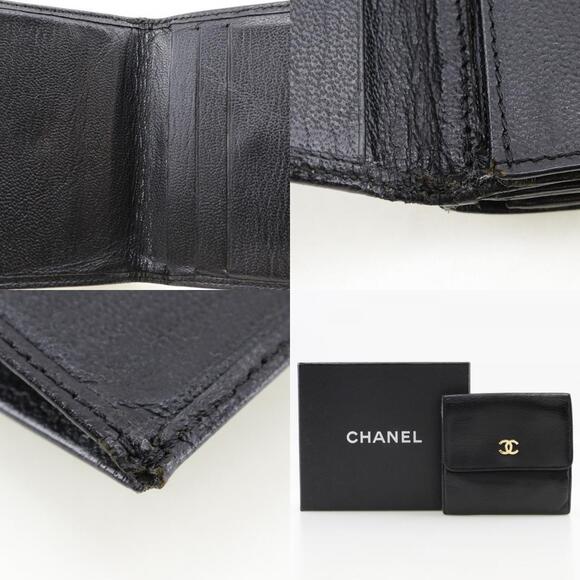 Chanel Coco Mark Bi-Fold Wallet Double #160279C22B - Picture 12 of 12